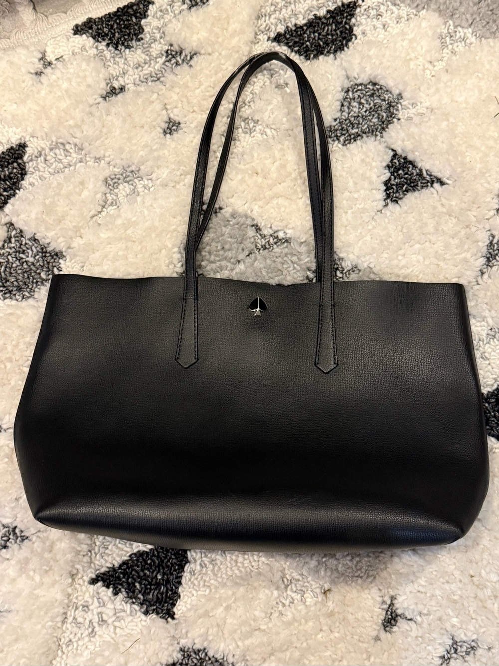 kate spade Black Pebbled Leather Tote